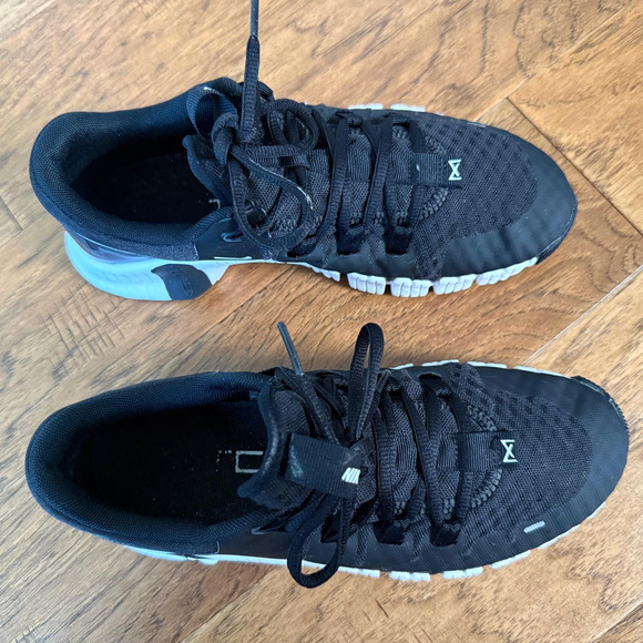 Nike Free Metcon 5 Black Anthracite White DV3950-001 Men's Crossfit Gym Size 8.5 - Picture 4 of 8